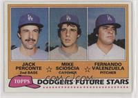 Future Stars - Jack Perconte, Mike Scioscia, Fernando Valenzuela