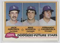 Future Stars - Jack Perconte, Mike Scioscia, Fernando Valenzuela