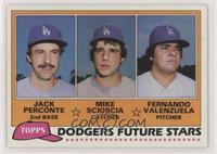 Future Stars - Jack Perconte, Mike Scioscia, Fernando Valenzuela