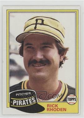 1981 Topps - [Base] #312 - Rick Rhoden