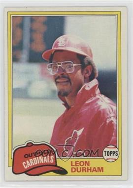 1981 Topps - [Base] #321 - Leon Durham