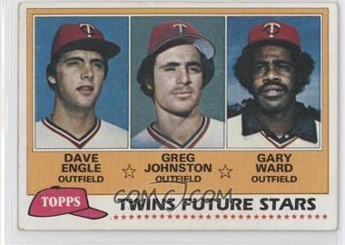 1981 Topps - [Base] #328 - Future Stars - Dave Engle, Greg Johnston, Gary Ward