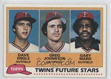 1981 Topps - [Base] #328 - Future Stars - Dave Engle, Greg Johnston, Gary Ward