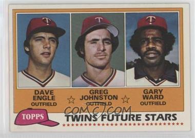 1981 Topps - [Base] #328 - Future Stars - Dave Engle, Greg Johnston, Gary Ward