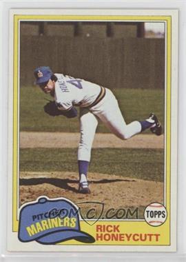 1981 Topps - [Base] #33 - Rick Honeycutt