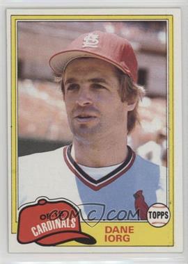 1981 Topps - [Base] #334 - Dane Iorg