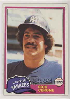 1981 Topps - [Base] #335 - Rick Cerone [Good to VG‑EX]