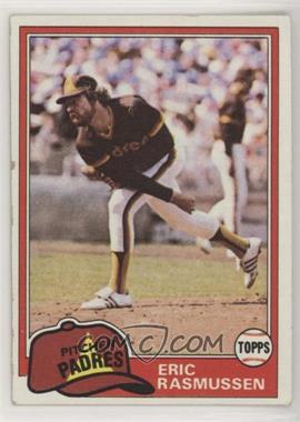 1981 Topps - [Base] #342 - Eric Rasmussen [Good to VG‑EX]