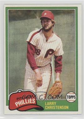 1981 Topps - [Base] #346 - Larry Christenson