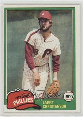 1981 Topps - [Base] #346 - Larry Christenson