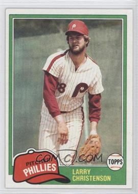 1981 Topps - [Base] #346 - Larry Christenson