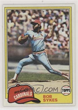 1981 Topps - [Base] #348 - Bob Sykes