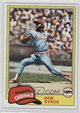 1981 Topps - [Base] #348 - Bob Sykes