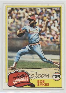 1981 Topps - [Base] #348 - Bob Sykes