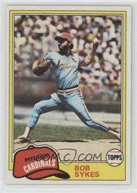 1981 Topps - [Base] #348 - Bob Sykes