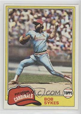 1981 Topps - [Base] #348 - Bob Sykes