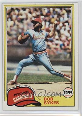 1981 Topps - [Base] #348 - Bob Sykes