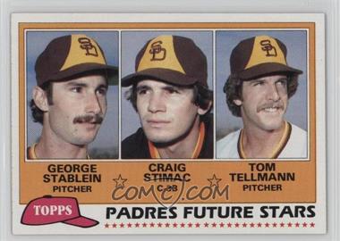 1981 Topps - [Base] #356 - Future Stars - George Stablein, Craig Stimac, Tom Tellmann