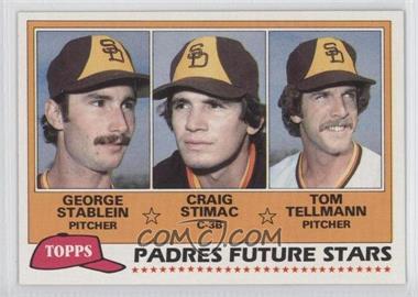 1981 Topps - [Base] #356 - Future Stars - George Stablein, Craig Stimac, Tom Tellmann