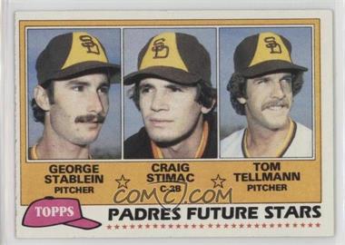 1981 Topps - [Base] #356 - Future Stars - George Stablein, Craig Stimac, Tom Tellmann