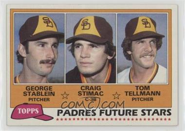 1981 Topps - [Base] #356 - Future Stars - George Stablein, Craig Stimac, Tom Tellmann
