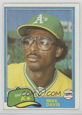 1981 Topps - [Base] #364 - Mike Davis [Noted]