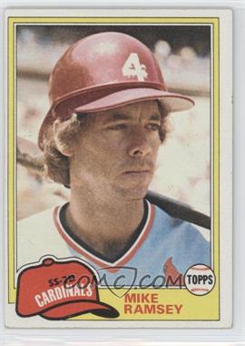 1981 Topps - [Base] #366 - Mike Ramsey