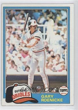 1981 Topps - [Base] #37 - Gary Roenicke