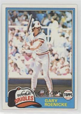 1981 Topps - [Base] #37 - Gary Roenicke