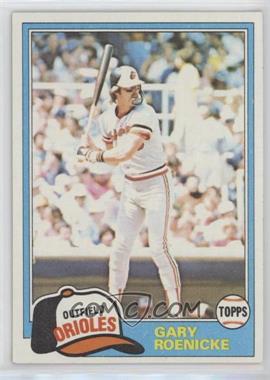 1981 Topps - [Base] #37 - Gary Roenicke