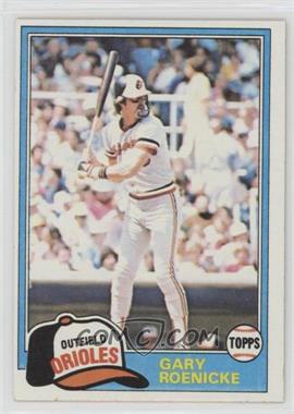 1981 Topps - [Base] #37 - Gary Roenicke