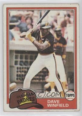 1981 Topps - [Base] #370 - Dave Winfield [Good to VG‑EX]
