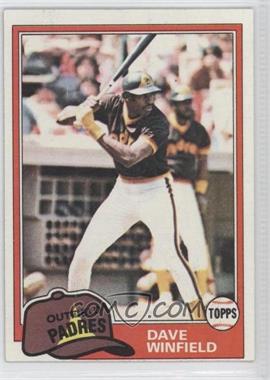 1981 Topps - [Base] #370 - Dave Winfield