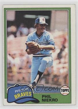 1981 Topps - [Base] #387 - Phil Niekro [Good to VG‑EX]