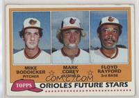Future Stars - Mike Boddicker, Mark Corey, Floyd Rayford [EX to NM]