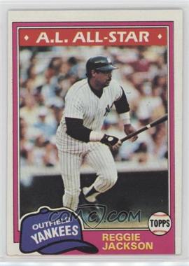 1981 Topps - [Base] #400 - Reggie Jackson