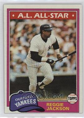 1981 Topps - [Base] #400 - Reggie Jackson