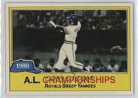 A.L. Championships - George Brett