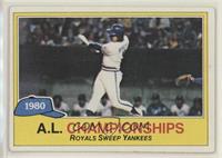 A.L. Championships - George Brett