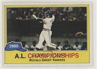 A.L. Championships - George Brett