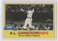 A.L. Championships - George Brett