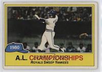 A.L. Championships - George Brett [Good to VG‑EX]