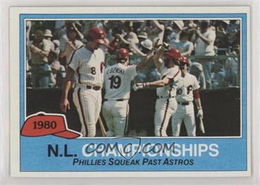 1981 Topps - [Base] #402 - N.L. Championships - Philadelphia Phillies Team