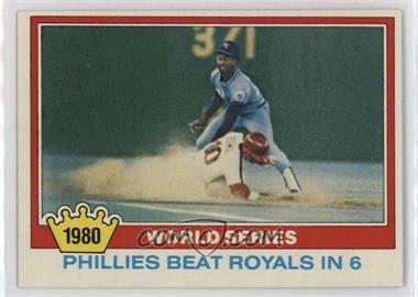 1981 Topps - [Base] #403 - World Series - Phillies Beat Royals in 6