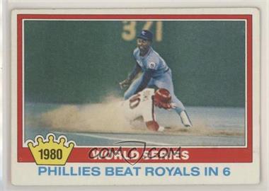 1981 Topps - [Base] #403 - World Series - Phillies Beat Royals in 6