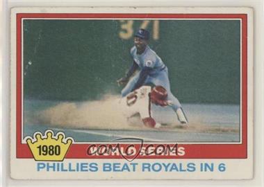 1981 Topps - [Base] #403 - World Series - Phillies Beat Royals in 6