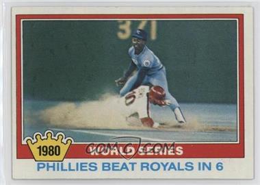 1981 Topps - [Base] #403 - World Series - Phillies Beat Royals in 6