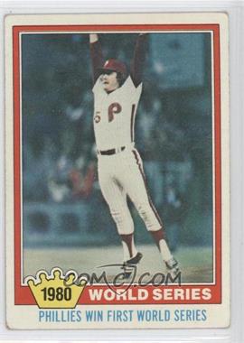 1981 Topps - [Base] #404 - World Series - Phillies Win First World Series