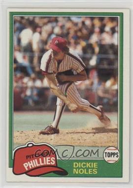 1981 Topps - [Base] #406 - Dickie Noles