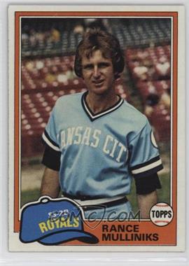 1981 Topps - [Base] #433 - Rance Mulliniks